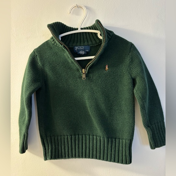 Polo Ralph Lauren Other - Polo by Ralph Lauren Toddler Forest Green Knit